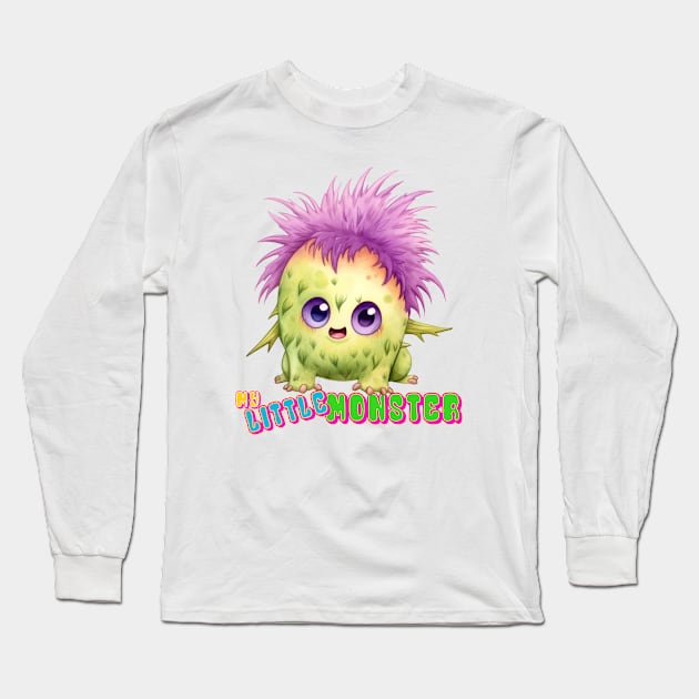 My Little Monster Long Sleeve T-Shirt by Peter the T-Shirt Dude